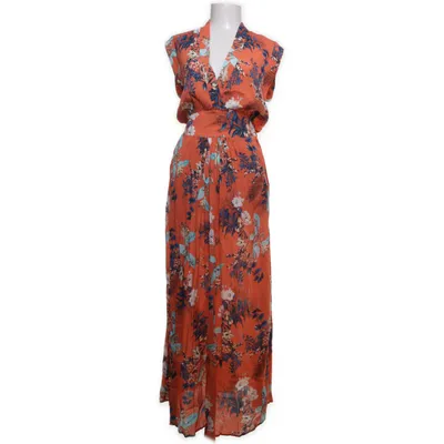 Maxikjole (Orange, Flerfarvet) fra RAVN Viscose