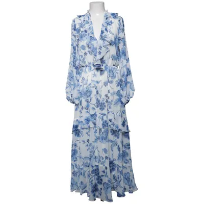 Maxi jurk (Blauw, Wit, Meerkleurig) van Zara Polyester