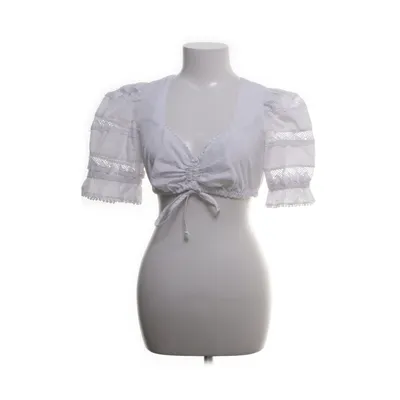 Crop top (Vit) från Dirndl Bomull, Polyester