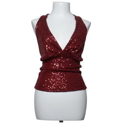 Haltertop (Rood) van Meet Me There Elastaan, Polyester