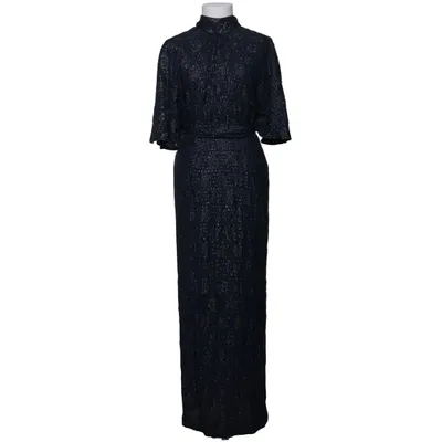 Evening gown (Blue, Multicolored) from Ganni Metallic fiber, Viscose