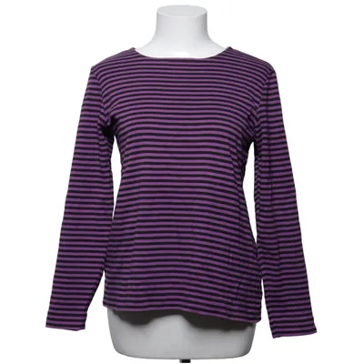 Långärmad t-shirt (Lila, Svart) från Jordnära Bomull