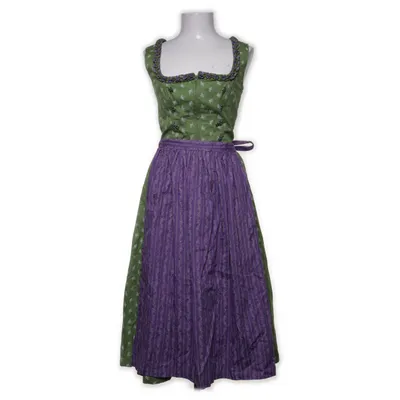 Dirndl (Groen, Wit) van Almsach Katoen