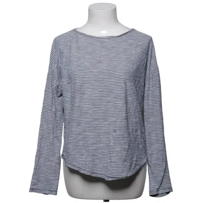 Langærmet t-shirt (Blå, Hvid) fra People Wear Organic