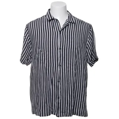Short sleeve shirt (Black, White) from Topman Viscose