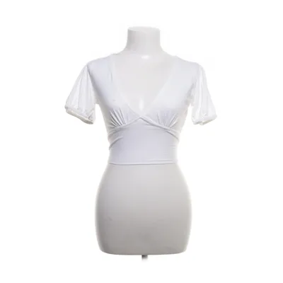 Crop top (Hvid) fra Missguided Bomuld, Elastan, Polyester