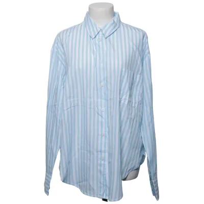 Shirt (Blue, White) from Les Lunes Cotton, Lyocell