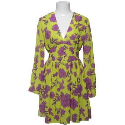 Kjole (Gul, Lilla) fra New Collection Elastan, Polyester, Viscose