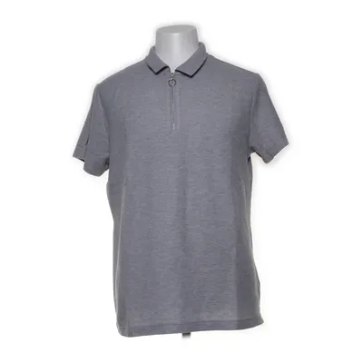 Pikétröja (Grå) från H&M Man Bomull, Polyester