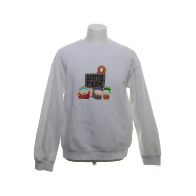 Sweatshirt (White, Multicolored) from H&M Cotton, Polyester