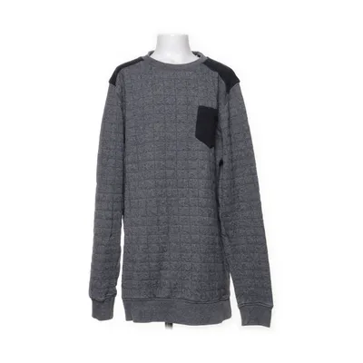 Collegetröja (Grå, Svart) från Skate Nation Bomull, Polyester