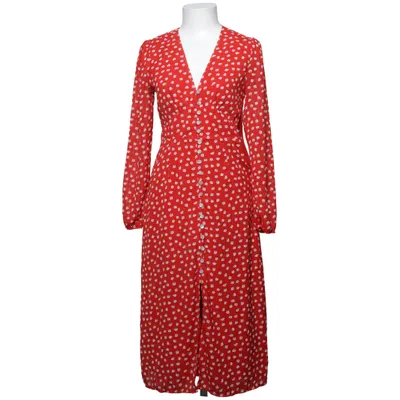 Maxikjole (Rød, Hvid) fra Adoore Polyester