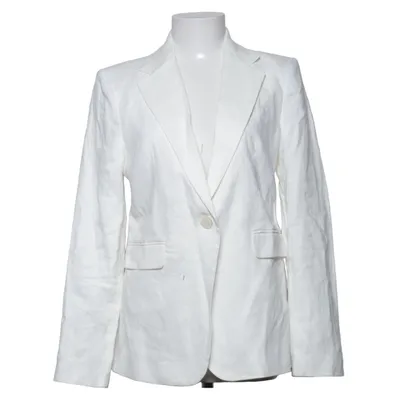 Blazer (Hvid) fra Mango Linned, Polyester
