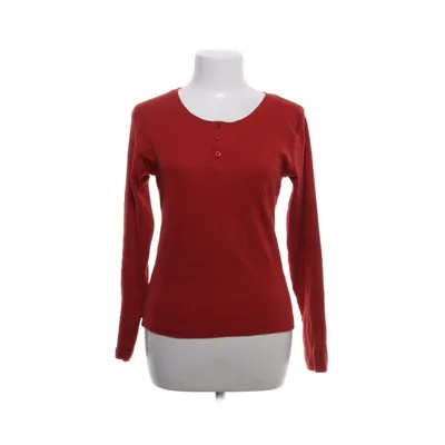 Henley shirt (Rood) van Cubus Organisch katoen, Elastaan