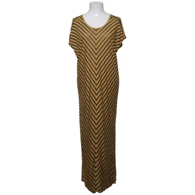 Maxi dress (Yellow, Black) from House of Lola Polyester, Viscose