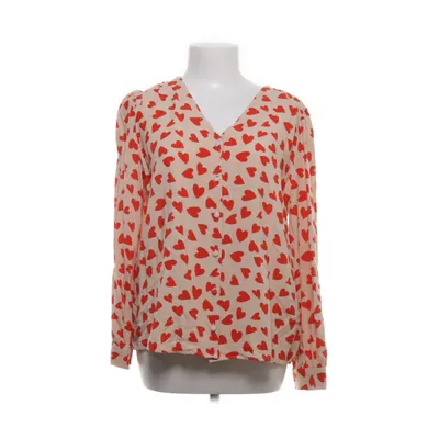 Bluse (Rød, Beige) fra Essentials by Tchibo Viscose