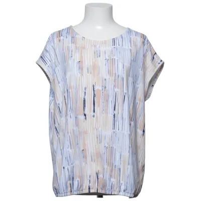 Top (Blue, Beige, Multicolored) from VRS Woman Elastane, Recycled polyester