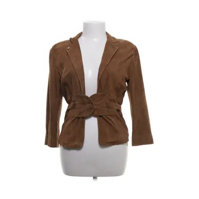 Blazer (Brown) from Phard Polyamide, Leather