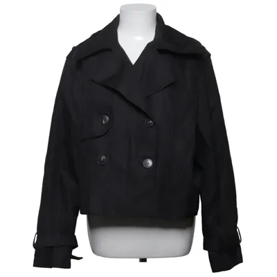 Trench coat (Blue) from H&M Cotton, Polyamide, Polyester