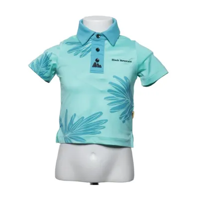 Polo shirt (Blue, Green) from Black Mountain Elastane, Polyester