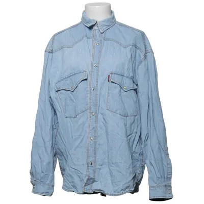 Chemise en jean (Bleu) de Leone Coton