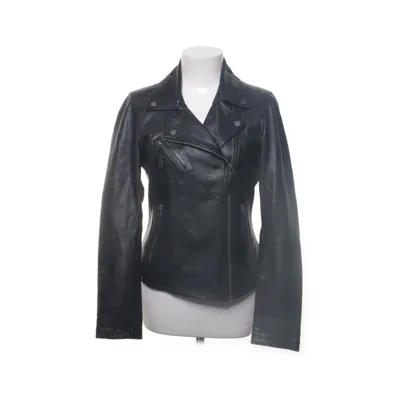 Biker jacket (Black) from Oakwood Cotton, Polyester