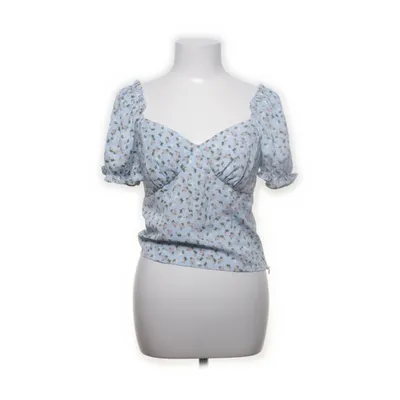 Crop top (Blå, Flerfärgad) från Pieces Polyester
