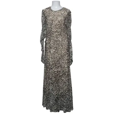 Robe longue (Marron, Beige) de Norr Polyester
