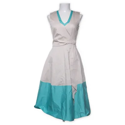 Jurk (Beige, Turquoise) van Karen Millen