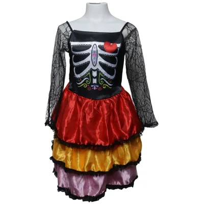 Fancy dress (Black, Multicolored) from Rusta Polyester
