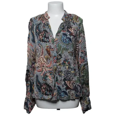 Blouse (Gray, Multicolored) from Maja Roos Silk, Viscose