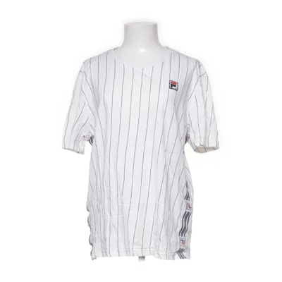 T-shirt (White, Blue, Red) from Fila Cotton