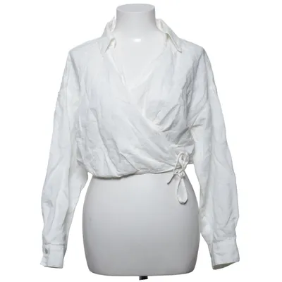 Wrap blouse (White) from Zara