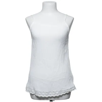 Tanktop (Wit) van Fat Face Katoen, Viscose