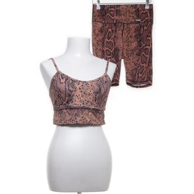 Trainingsset (Bruin) van Aim'n Elastaan, Polyester