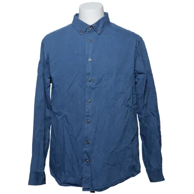 Denim blouse (Blauw) van Lagency Katoen