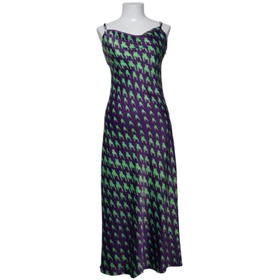 Robe longue (Violet, Vert) de YAS Élasthane, Polyester