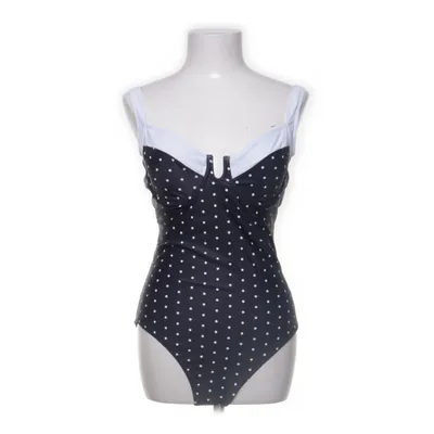 Baddräkt (Svart, Vit, Flerfärgad) Elastan, Polyester