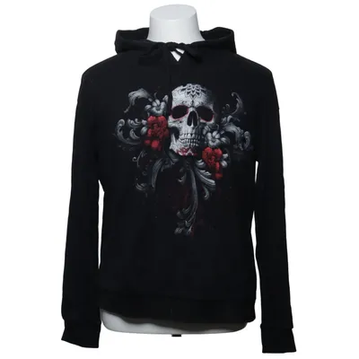 Hoodie (Black, Multicolored) from Spiral Cotton