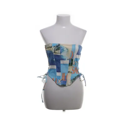 Tube top (Blue, Multicolored) from White Fox Cotton