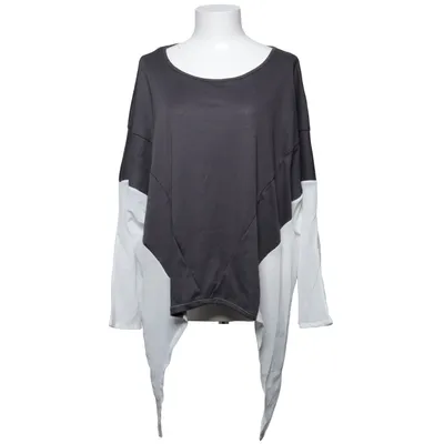 Topp (Svart, Vit) från Lesara Elastan, Polyester