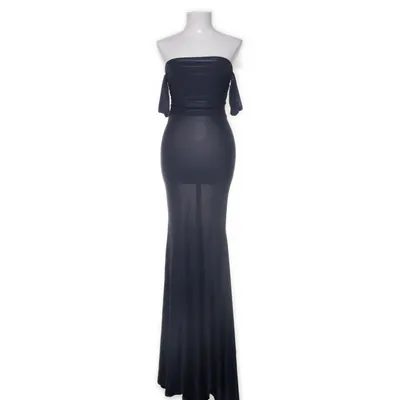 Robe de soirée (Bleu) de Missguided Élasthane, Polyester