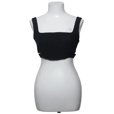 Crop top (Noir) de Animale Acétate, Viscose