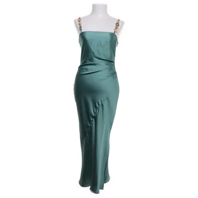 Jurk (Groen, Goud) van Zara Elastaan, Polyester