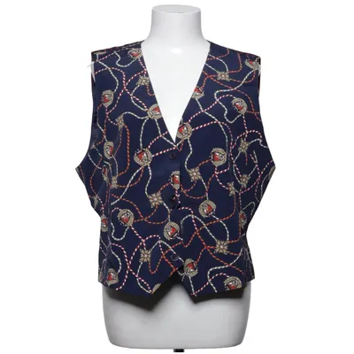 Vest (Blue, Multicolored) from Leslie Fay Polyester