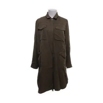 Skjortklänning (Grön) från Massimo Dutti Polyester, Viskos