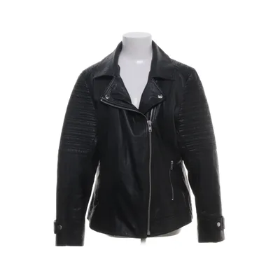 Bikerjakke (Sort) fra ASOS Polyester, Læder