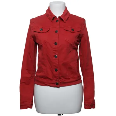 Veste en jean (Rouge) de Nina Carter Coton, Élasthane