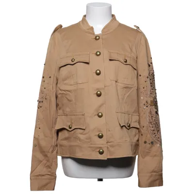 Veste (Beige) de Christine Phillipe Coton, Élasthane