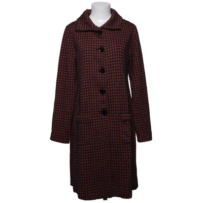 Coat (Red, Black) from Zilch Elastane, Polyester, Viscose